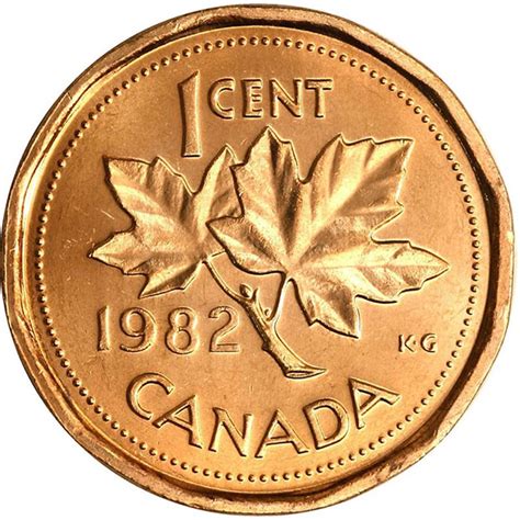 1982 canadian penny worth